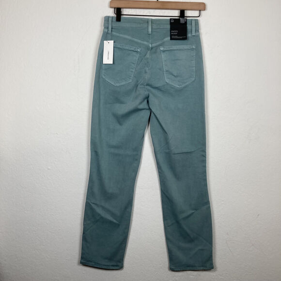 J BRAND WOMEN'S ALMA BLUE LAYKE HIGH RISE STRAIGHT LEG DENIM JEANS SIZE 28 - Picture 2 of 12